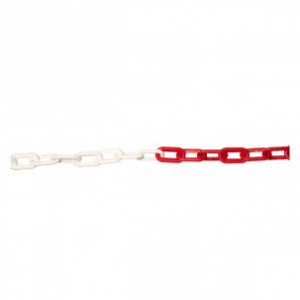 crveno beli Plastični lanac 6mm
