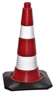 Dvodelni putarski čunj HDPE 50 cm
