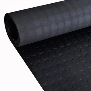 Guma u rolni BOLO reljefna sa kružićima - 4 mm x 1450 mm