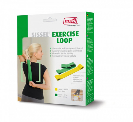 SISSEL® Exercise Loop Resistance Band- banda elastica pentru exercitii - Img 4