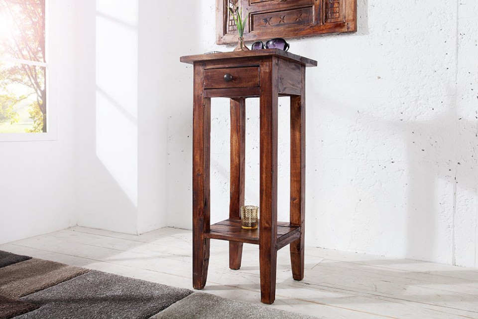 Bijzettafel met lade 80 cm - Brooklyn