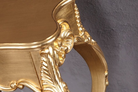 Barok Kaptafel,Consoletafel Sidetable Goud 110 cm Handgemaakt - Img 4