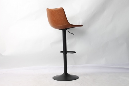 Barstoelen Set van 2 verstelbaar - cognac - Img 3