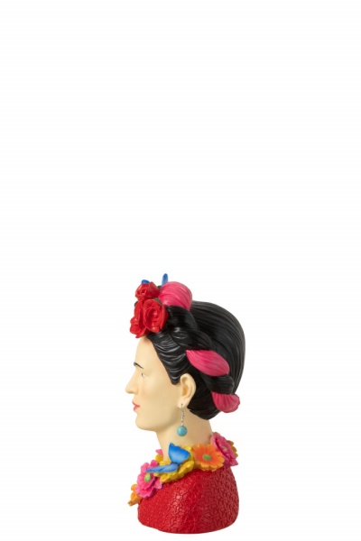 Beeld Buste Frida Kahlo Polyresine H22cm - Img 2