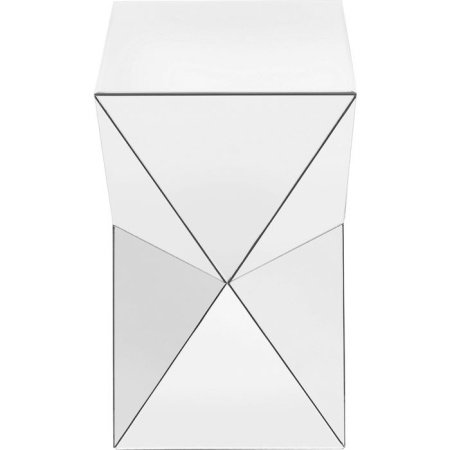 Bijzettafel Luxe Driehoek in spiegelglas 32x32cm - Img 3