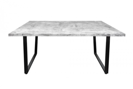 Design eettafel LOFT betonlook 160cm met slede onderstel industriële stijl - Img 5