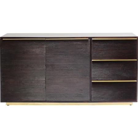 Dressoir massiefhout 3 Laden 2 deuren 150cm - Img 3