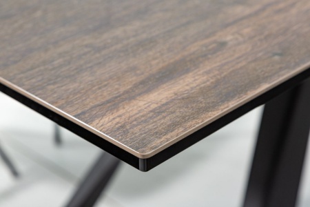 Eettafel Keramiek Uitschuifbaar Eikenlook CONCORD 180-230 cm - Img 6