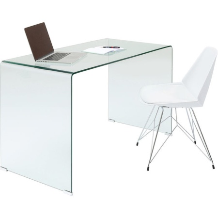 Glazen Bureau Clear Club 125x60cm - Img 4