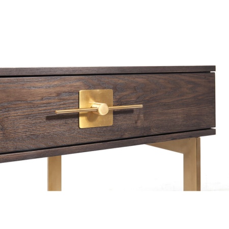 Luxe Bureau Osaka 138x60cm met messing frame - Img 8