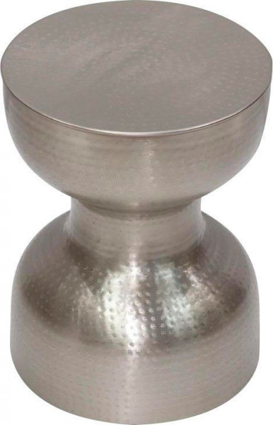 Hip District Bijzettafel Kinga - Metaal Zilver Shiny 48x29cm Hip District Bijzettafel Kinga - Metaal Zilver Shiny 48x29cm