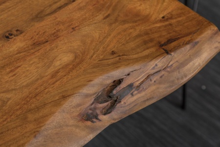 Massief Acacia Hout Boomstam Eettafel 180cm blad dikte 3,5cm - Img 5