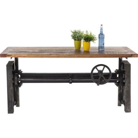 Rustieke industriële Tafel Steamboat Econo In hoogte verstelbaar 160x80 - Img 2