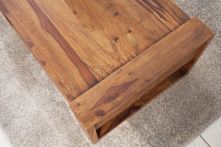 Salontafel met Lade Sheeshamhout MARKANT 100cm - Img 6