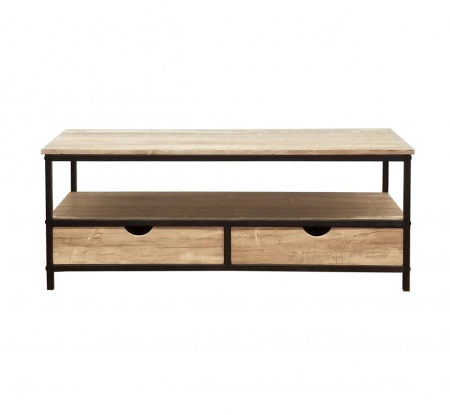 TV-meubel Sonoma zwarte frame 106cm - Img 3