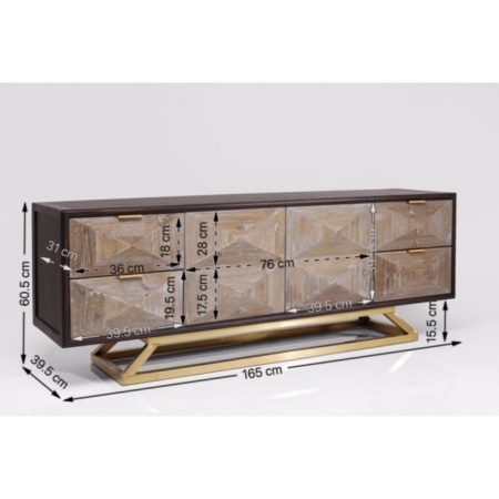 TV Sideboard Triangolo 165cm - Img 7