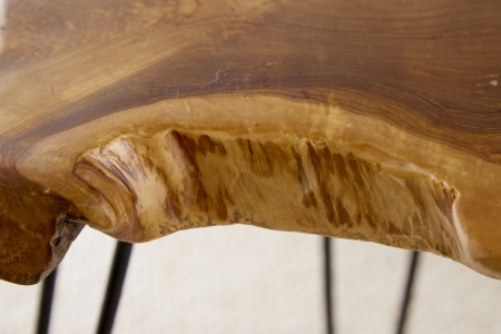 Unieke bijzettafel WILD 55cm teakhouten salontafel - Img 5