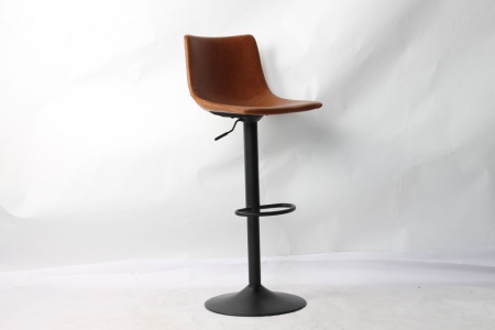 Barstoelen Set van 2 verstelbaar - cognac - Img 4
