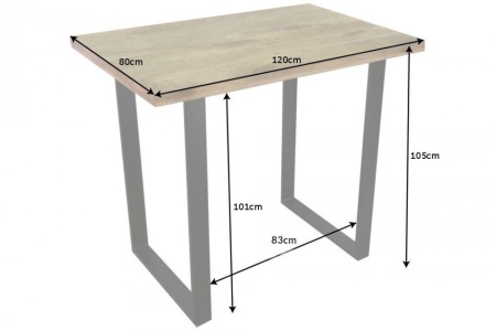 Bartafel industrieel Design Mangohot 120cm Hoge tafel - Img 5