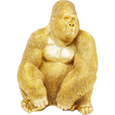 Decoratie figuur Monkey Gorilla Side XL Goud - Img 2