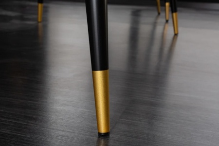 Design eettafel PARIS 140cm wit kristal glas met marmer decor - Img 6