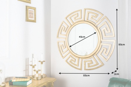 design goudkleur wand spiegel EUPHORIA 85cm Leverbaar in december - Img 2