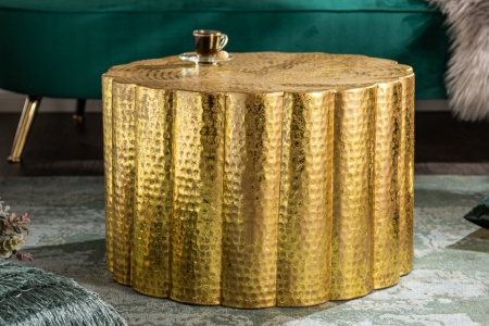 design handgemaakte Salontafel bladgoud look 60cm - Img 4