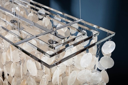 Design hanglamp SHELL 80cm schelplamp parelmoer - Img 6