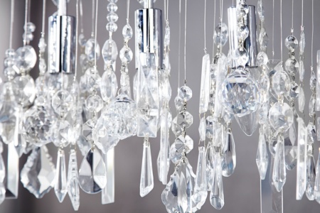 Extravagante hanglamp DIAMONDS XL 120cm kristallen lamp met 9 lampjes - Img 6