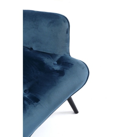 Fauteuil Zwart Vicky Velvet Blauwgroen - Img 4