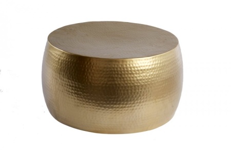 Handgemaakte salontafel ORIENT III 60cm goud gehamerd design - Img 7