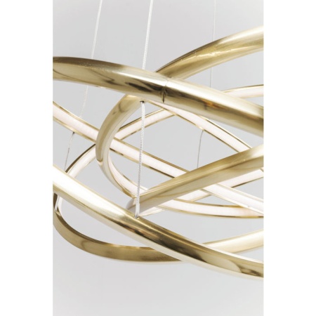 Hanglamp Saturnus LED goud groot 150cm - Img 3