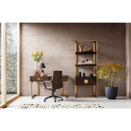 Kare design Bureaustoel Vintage Bruin model Labora - Img 5