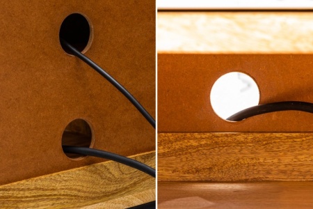 Massive TV-Board 160 cm Mango Wood industrieel ontwerp - Img 6