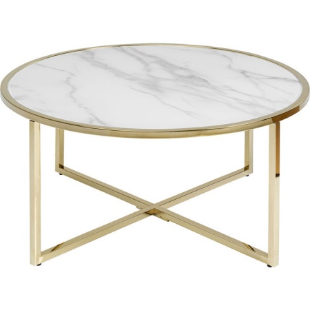 Messing Salontafel West Beach Ø80cm - Img 2