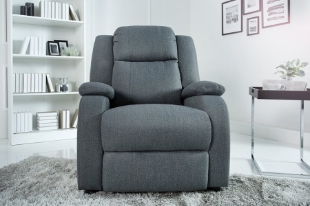 Moderne fauteuil grijze tv-fauteuil met ligfunctie - Img 6