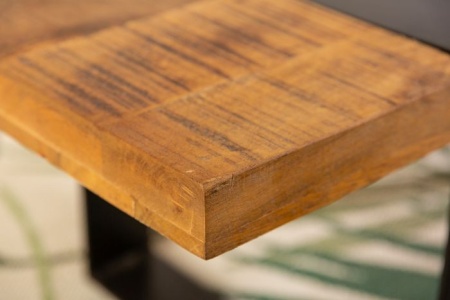 Salontafel Iron Craft 120cm Massief Mango Hout - Img 6