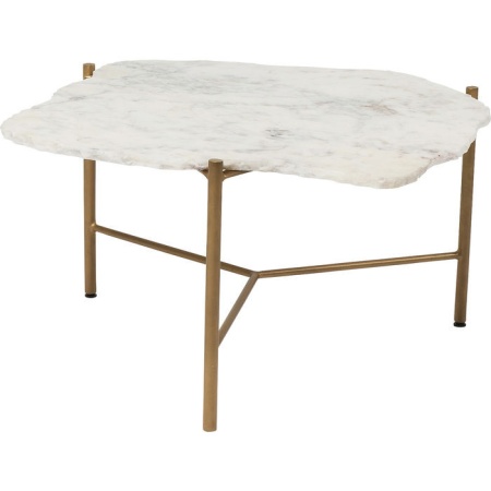 Salontafel Sun Marmer Wit 75cm - Img 2