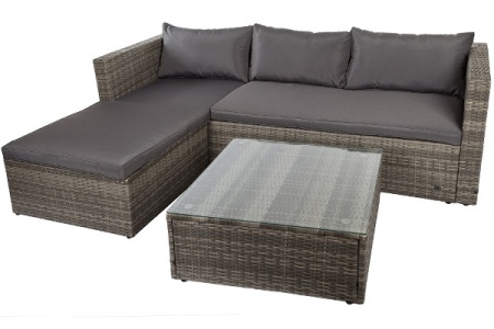 Tuin lounge hoekbank set, 2-delig - Img 6