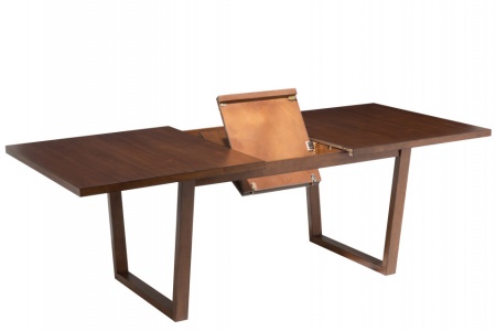Uitschuifbare Eettafel Rubberhout Bruin 180cm uitschuifbaar 225 cm - Img 6