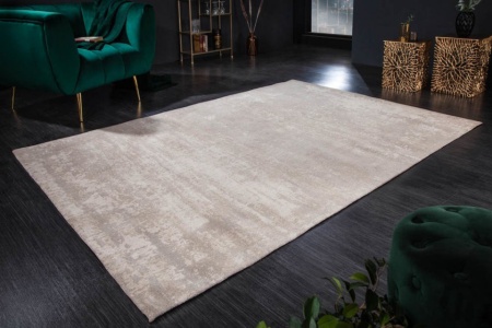 Vintage tapijt 240x160cm beige gewassen used look - Img 3