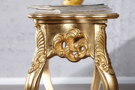 Barok Kaptafel,Consoletafel Sidetable Goud 110 cm Handgemaakt - Img 6
