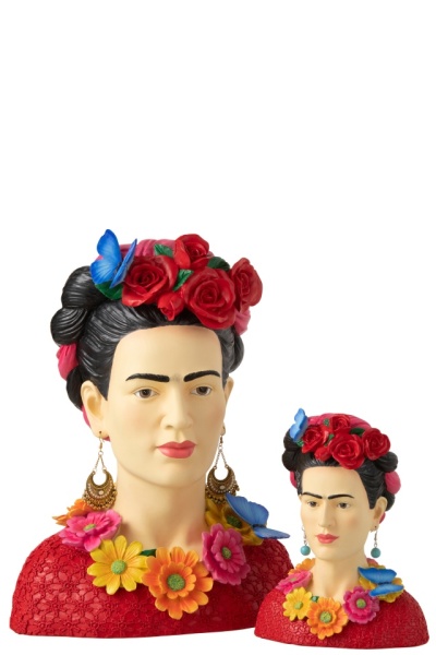 Buste Frida Kahlo Polyresine Large 40cm - Img 2