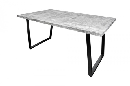 Design eettafel LOFT betonlook 160cm met slede onderstel industriële stijl - Img 7