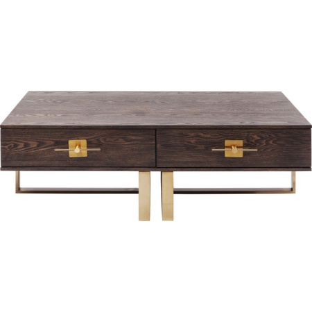 Design salontafel messinglook 135cm - Img 5