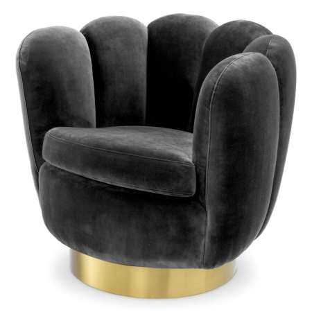 Draai Stoel SWIVEL MIRAGE van EICHHOLTZ donkergrijs/zwart - Img 2