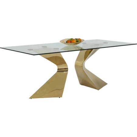 Eettafel Gloria Goud 200x100cm - Img 4