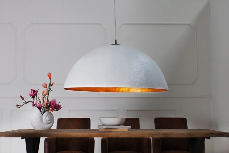 Elegante design hanglamp KAP 70cm witgouden hanglamp - Img 3