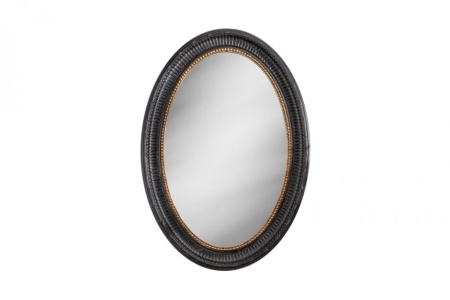 Elegante wandspiegel VENICE 135 cm zwart goud massief houten frame - Img 6