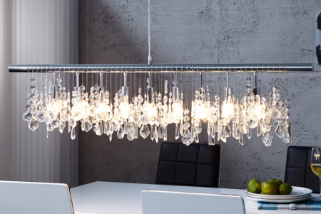 Extravagante hanglamp DIAMONDS XL 120cm kristallen lamp met 9 lampjes - Img 7